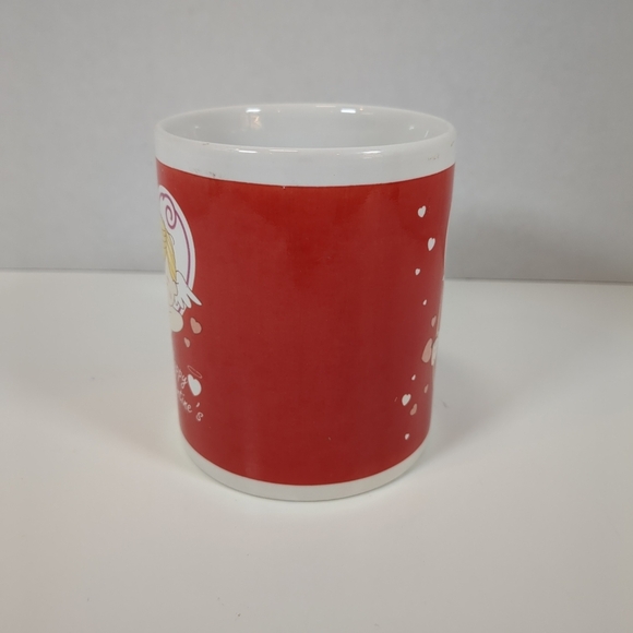 Happy Valentine's Cupid coffee mug, red/white - Picture 3 of 6